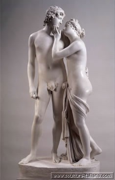 Canova - Venere e Adone Possagno gesso 1794