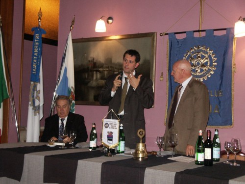 da sinistra Pietro Castagnoli, Giuliano Arbizzani e Norberto Annunziata