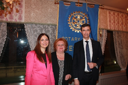 da sinistra, Ankica Manic moglie di Baccanti, Sara Santoro Bianchi e Marco Baccant