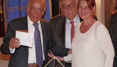 da sinistra Dino Amadori, Domenico Scarpellini e Monica Deflorian